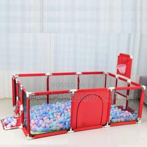 *Play Pen for Kid.30 Balls Inside *Colours Blue ,Red ,Grey* - thumbnail 2
