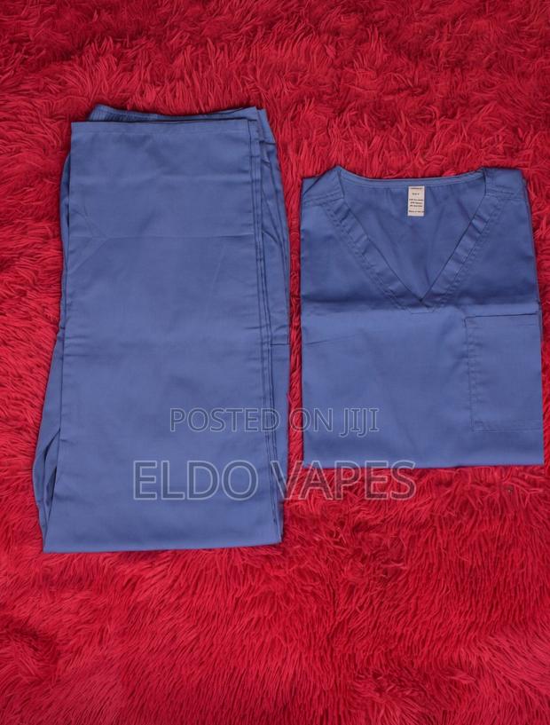Nurses Medical Scrubs Unisex v Neck - Sky Blue - thumbnail 3