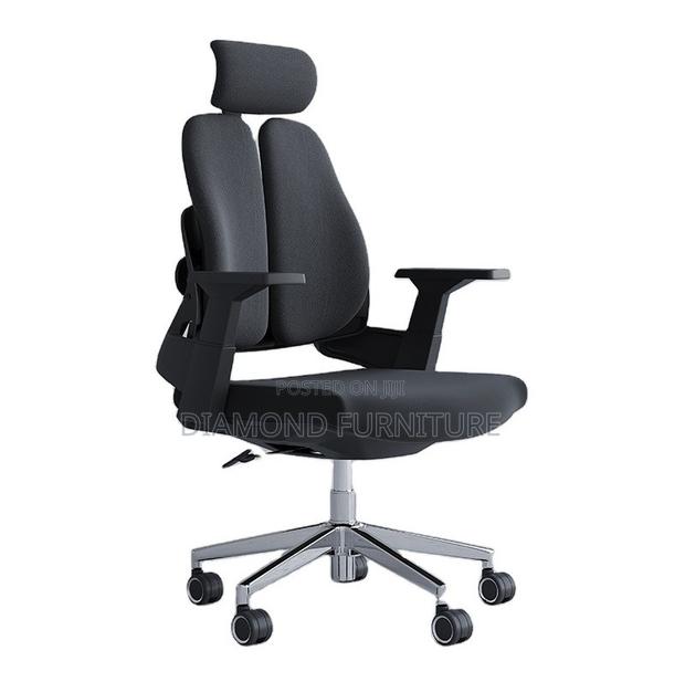 Dual Orthopedic Swivel Executive Office Seat - thumbnail 2