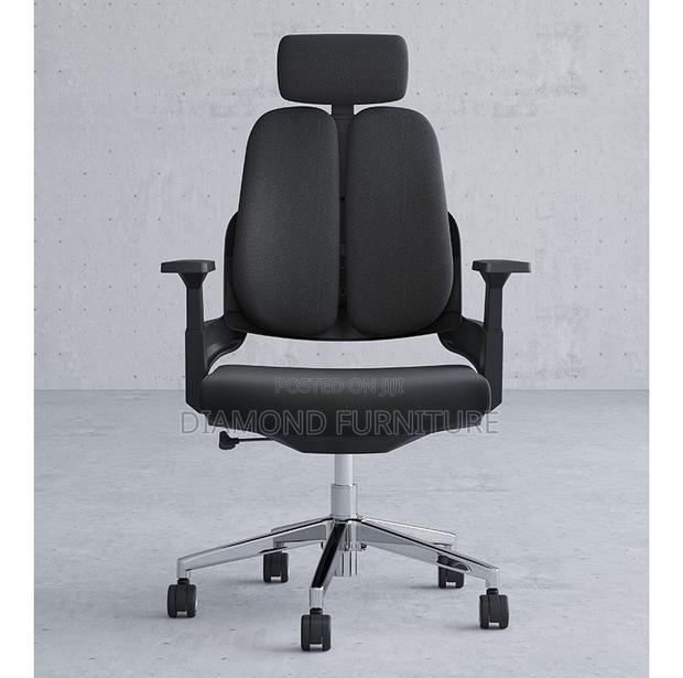 Dual Orthopedic Swivel Executive Office Seat - thumbnail 3