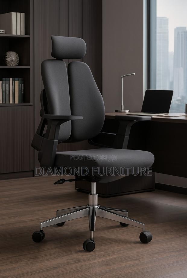 Dual Orthopedic Swivel Executive Office Seat - thumbnail 5
