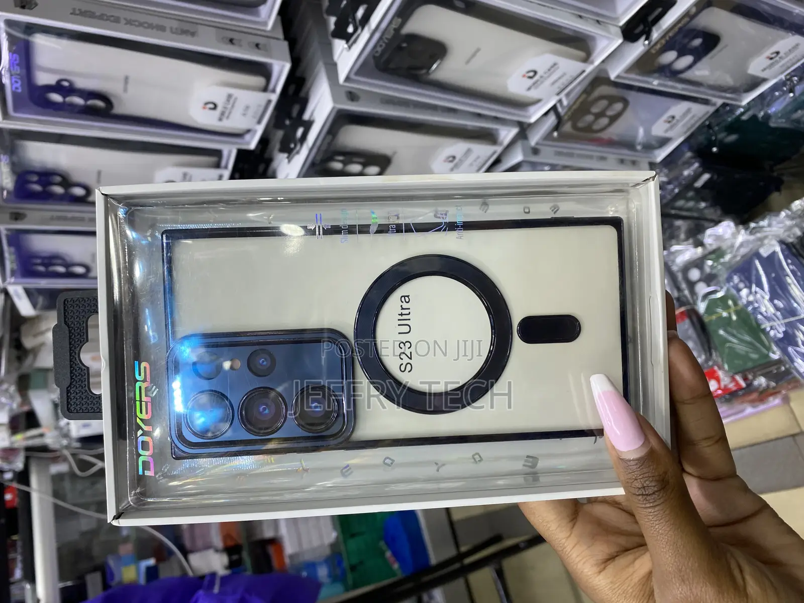 Nipuff Magnetic Plated Case for Samsung Galaxy S23 Ultra