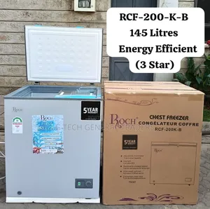 Roch 145l Energy Saver Chest Freezer Rcf-200-k-b