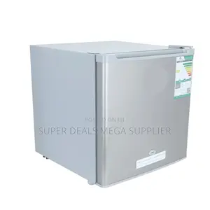 50 Litres Large Capacity Mini Refrigerator Small Quiet Lockable Silver