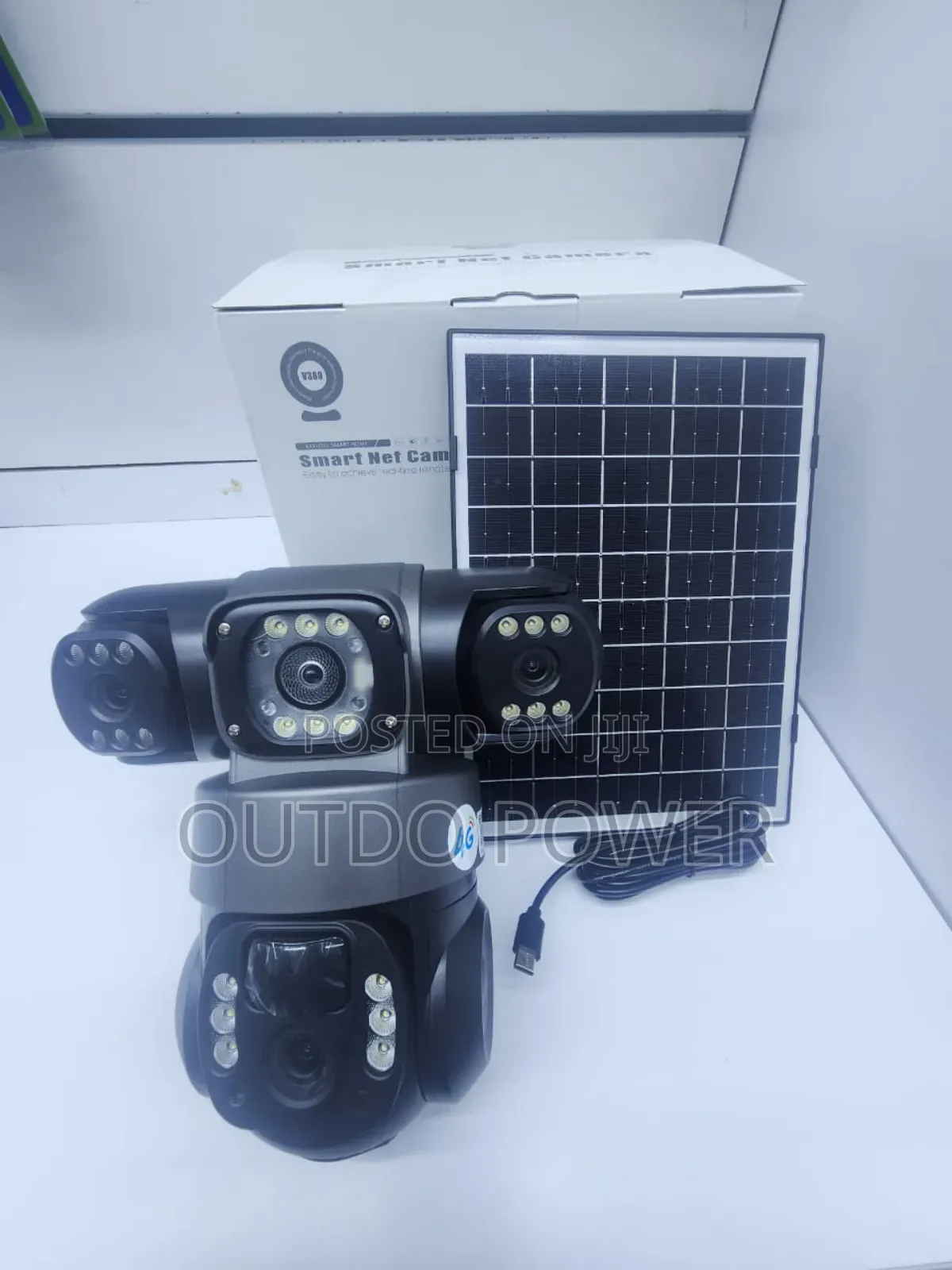 Wifi Tripple Lens Solar Camera