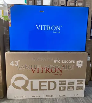 Vitron 43" Qled Smart Tv Full Hd 1080p Youtube Netflix Bluetooth