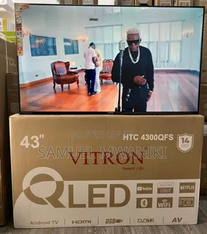 Vitron 43" Qled Smart Tv Full Hd 1080p Youtube Netflix Bluetooth