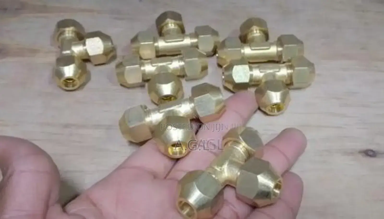 6/8 Brass Tee Joints for School Laboratories Gas Fittings