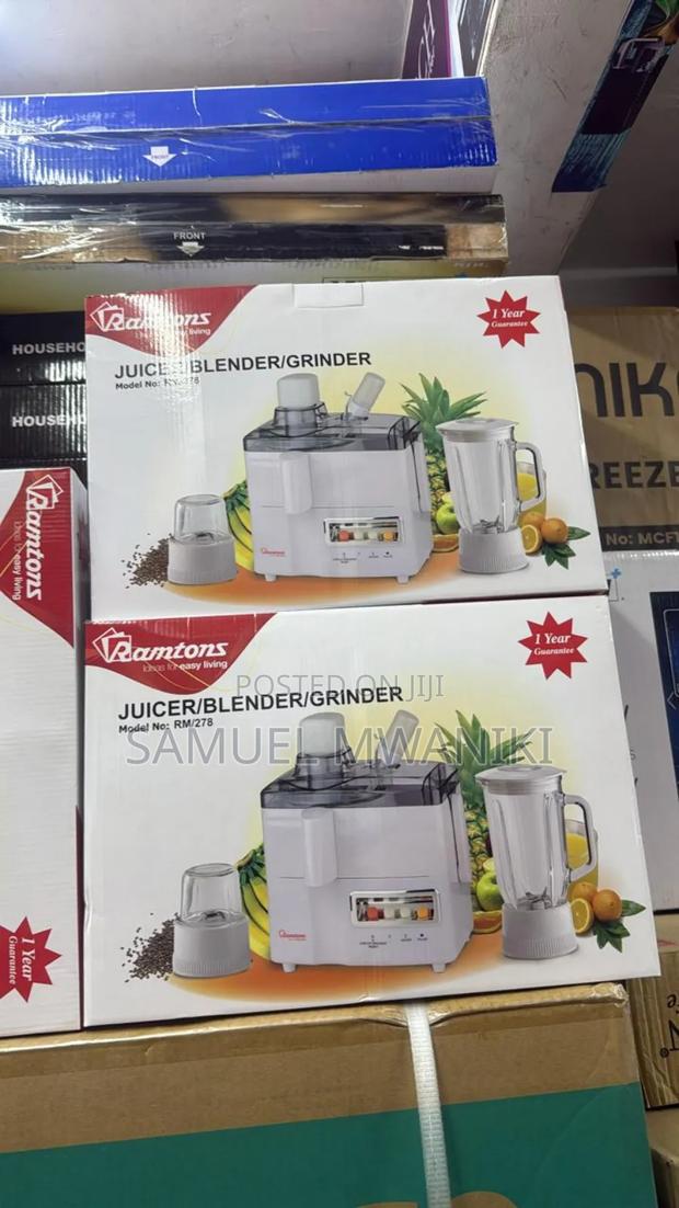 Ramtons 3-in-1 Juicer White- Rm/278 - main view