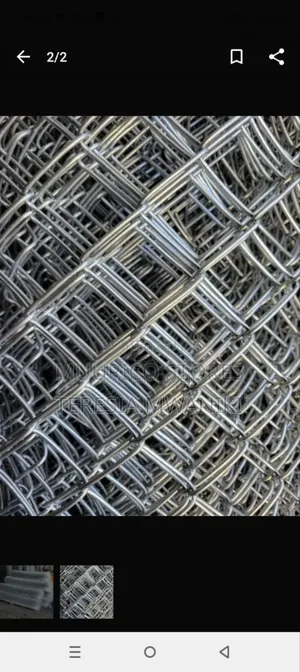Galvanized Security Mesh \ Chainlinks