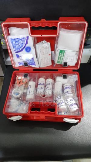Medium Red First Aid Kit - main view