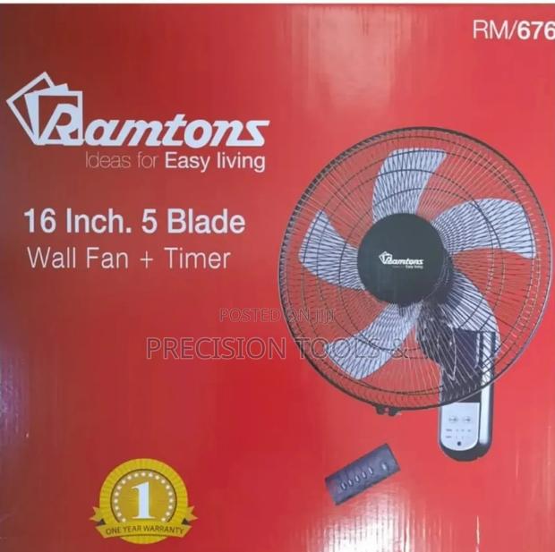 16 Inch Wall Fan Wallfan+Timer Rm 676