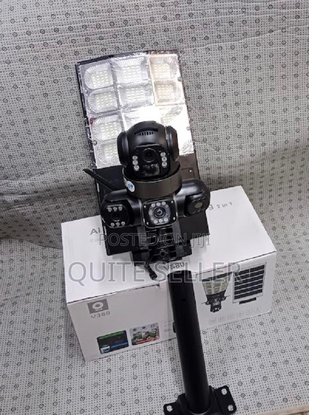 V380 Pro 3 Lens 4g Solar Security Camera – 9mp Ultra Hd