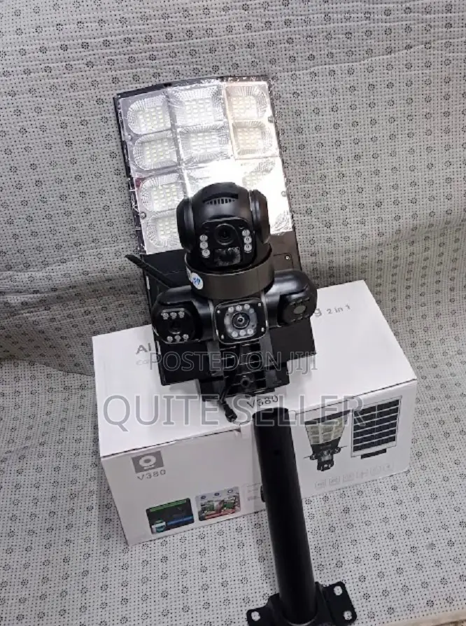 V380 Pro 3 Lens 4g Solar Security Camera – 9mp Ultra Hd