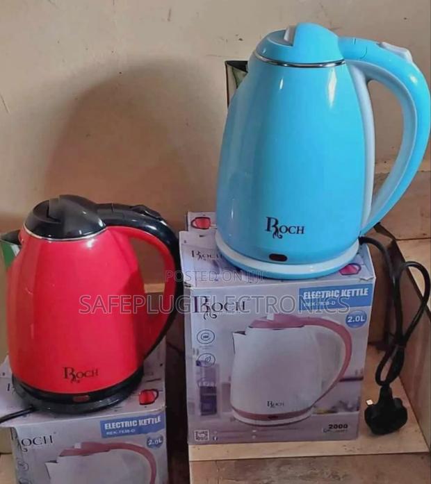 Electric Roch Plastic Body Kettle/ Stainless Interior - 2 Litres - main view