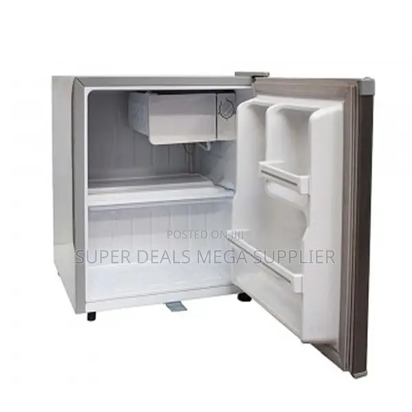 Quiet 50 Litres Compact Mini Fridge Energy Efficient Lockable Silver