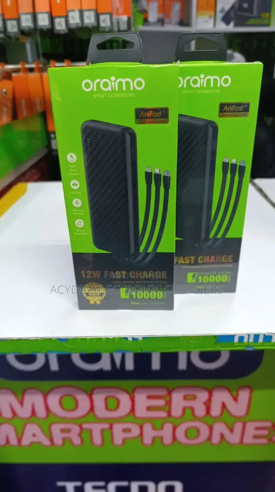 Oraimo 12w Power Bank