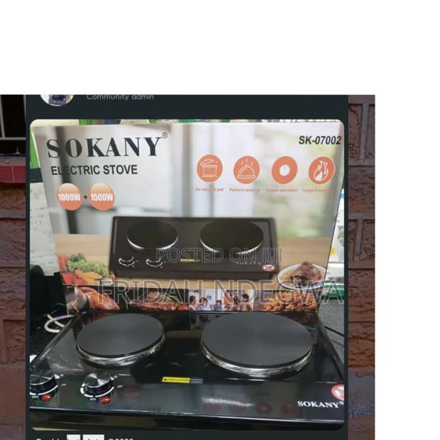Sokany Electric Double Stove