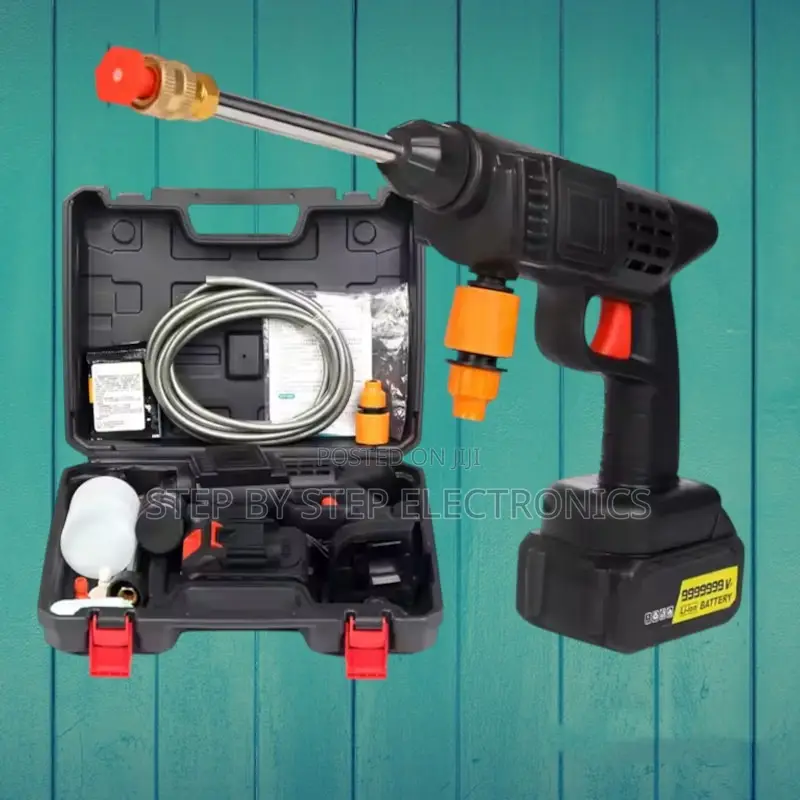 Portable Cordless Rechargeable High Pressure Car Wash Spray Gun