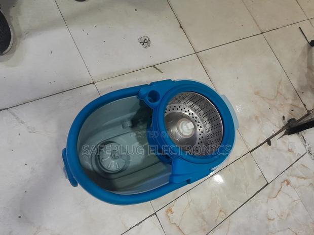 Eoco Metallic Spin Mop, Big Size - Dual Wheel Drive Rotary - thumbnail 3