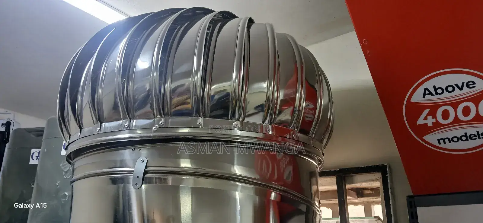 Wind Driven Cyclone Ventilation 600mm
