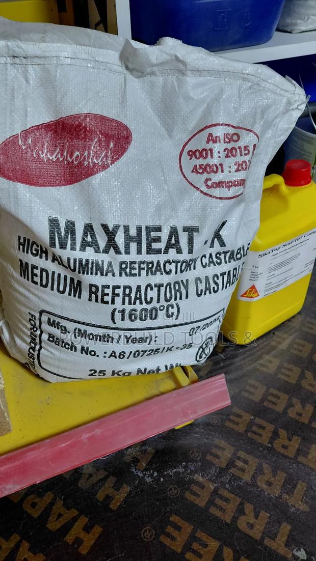 Maxheat-k High Alumina Refractory Castable Cement - thumbnail 2
