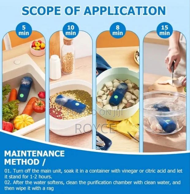 Portable Food Fruit Cleaner Purifier - thumbnail 2