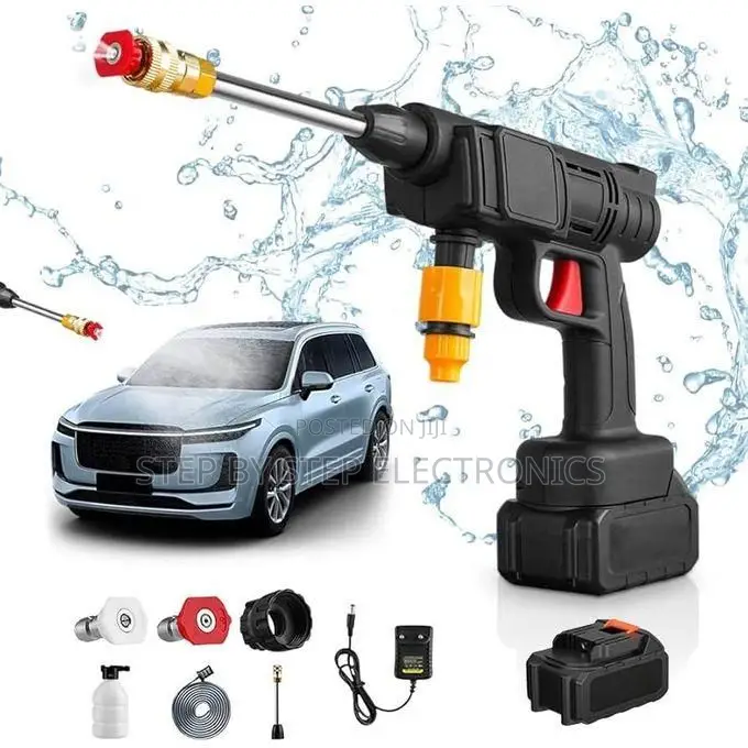 Cordless Lightweight Portable High Pressure Car Washer Spray Gun