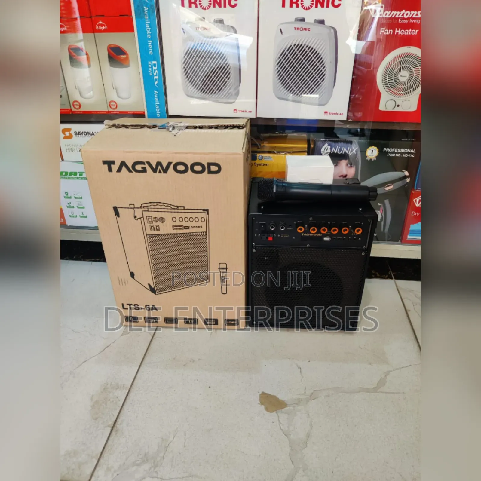 Tagwood 6" Rechargeable Portable Speaker 6a