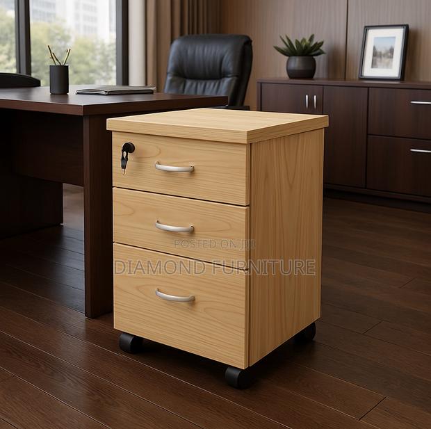 3-Drawers Office Filing Cabinet Pedestal Unit