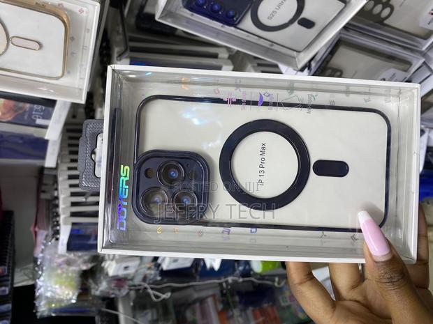 Mgqiling Compatible With iPhone 13 Pro Max Magnetic Plated Case - main view