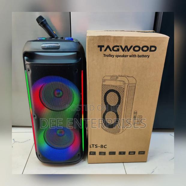 Tagwood Rechargeable Party Box With Microphone and Remote - main view
