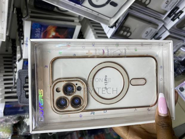 Dteck Magsafe Compatible Plated Clear Case for iPhone 13 Pro - main view