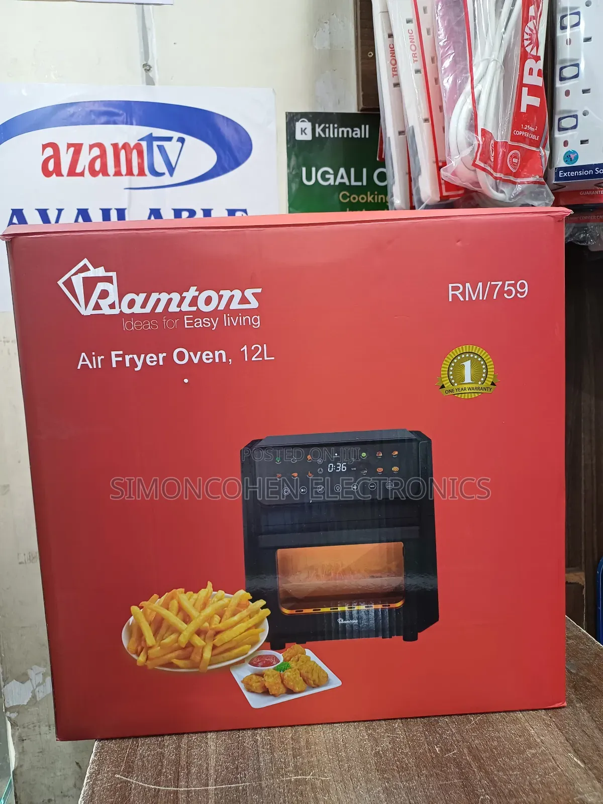 12l Ramtons Airfryer