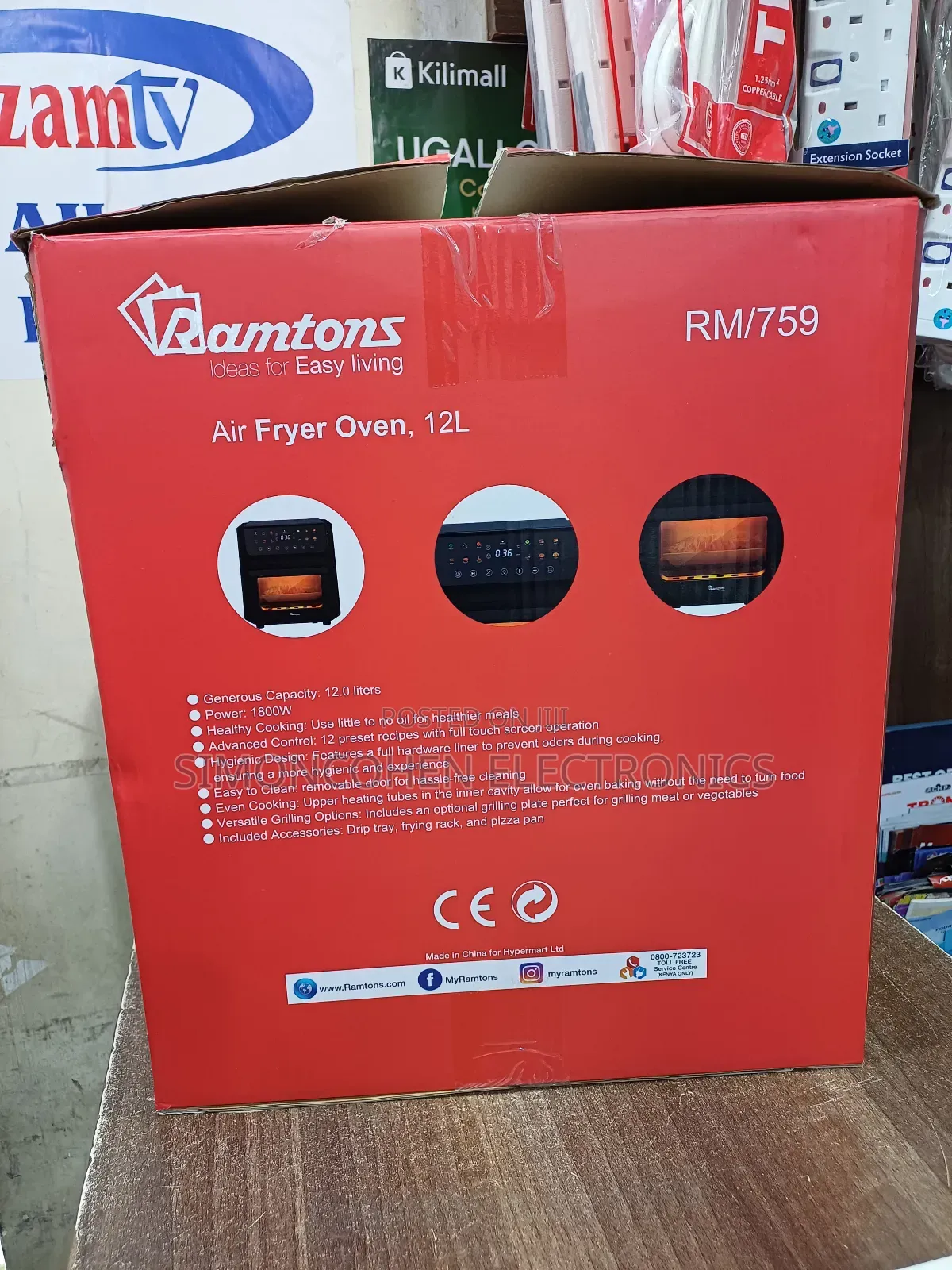 12l Ramtons Airfryer