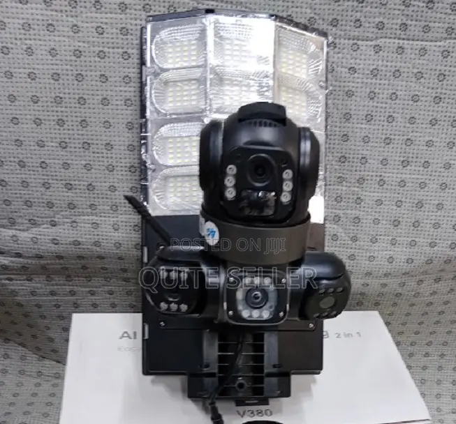 Intelligence 4g (Simcard) V380 Triple Lens Streets Security Camera . .