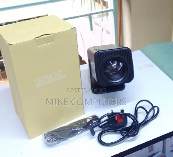 Smart Hy300 Projector With Built-in Apps, Wifi Bluetooth