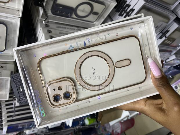 Ahimes iPhone 12 Plated Clear Case Compatible With Magsafe - thumbnail 3