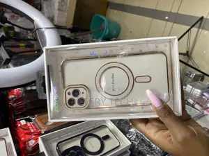 Iaiyoxi Plated Magnetic Clear Case for iPhone 11 Pro Max