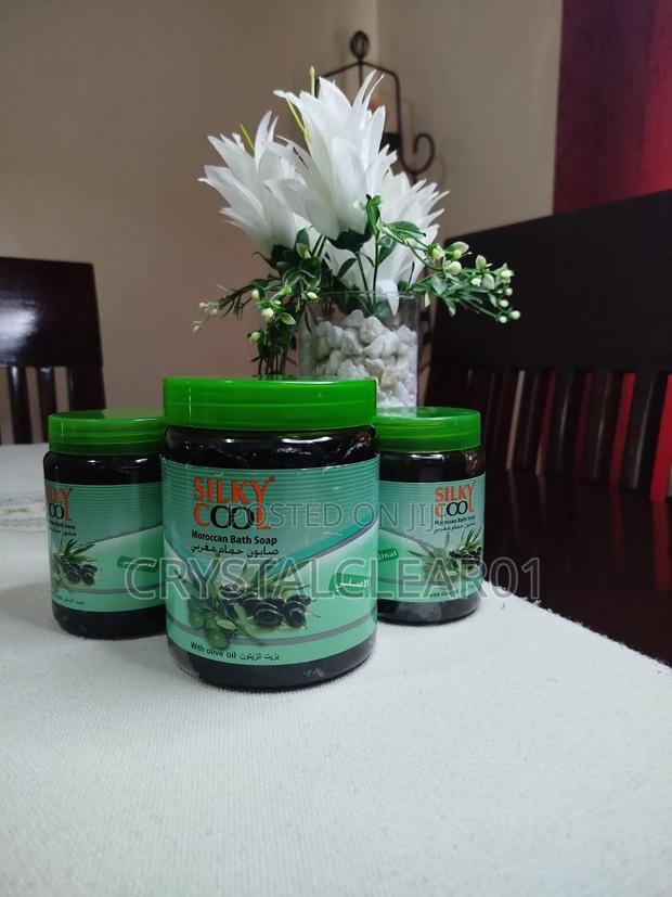 Silky Cool Moroccan Black Soap - thumbnail 3