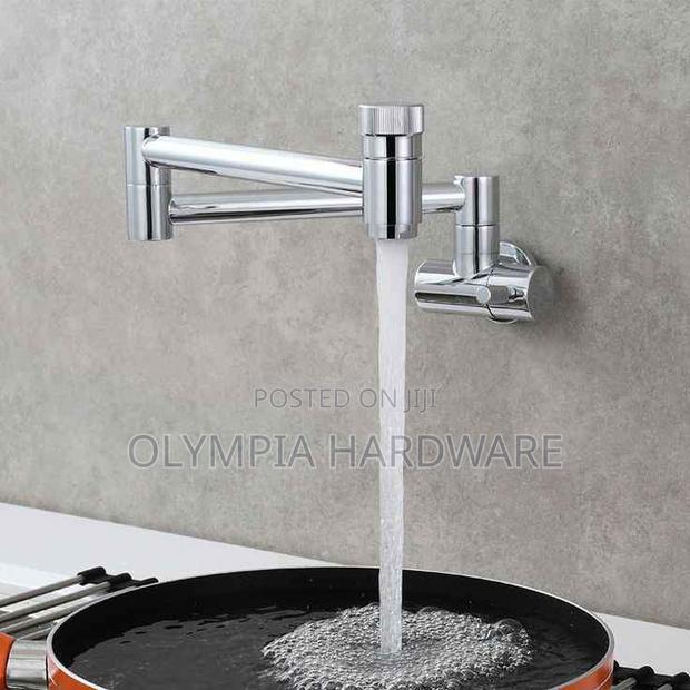 Silver Pot Fill Tap (Black, Grey and Black