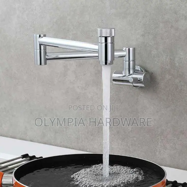 Silver Pot Fill Tap (Black, Grey and Black