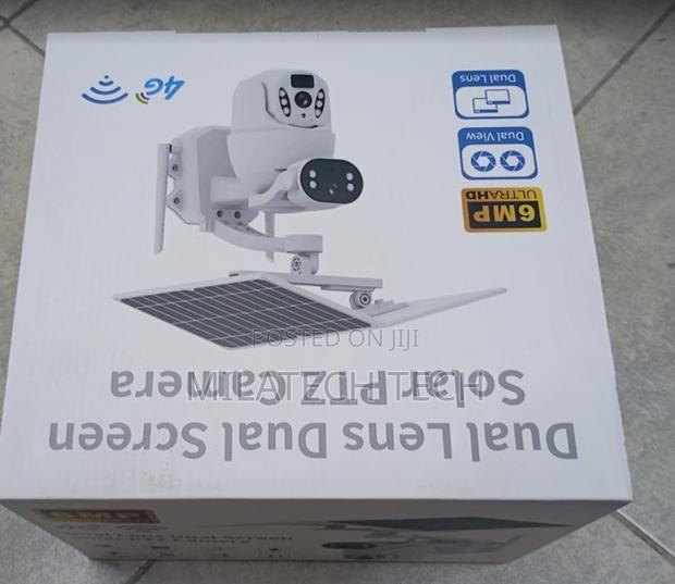 6m 4g Solar Camera Ubox Dual Panel - main view