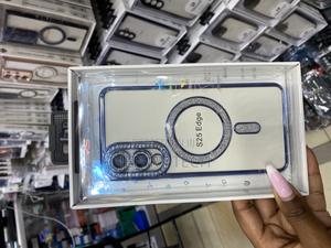 Erams Samsung Galaxy S25 Edge 5g Magnetic Glitter Plated Case - thumbnail 2