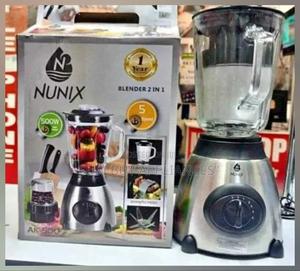 Nunix Ak-500 Powerful 2 in 1 Blender With Glass Jar – 1.5l
