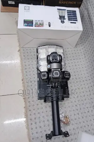 3 Lens CCTV Camera + Solar Street Light Aisolar Camera + Lighting