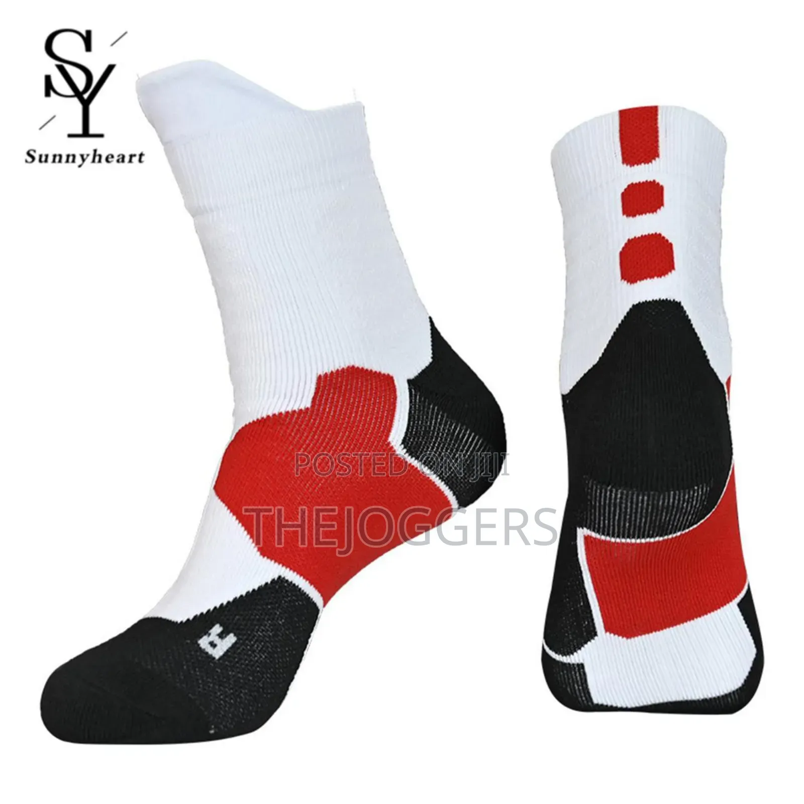 Sweat-Absorbing and Breathable Sports Socks Mid-Calf Basketball Socks