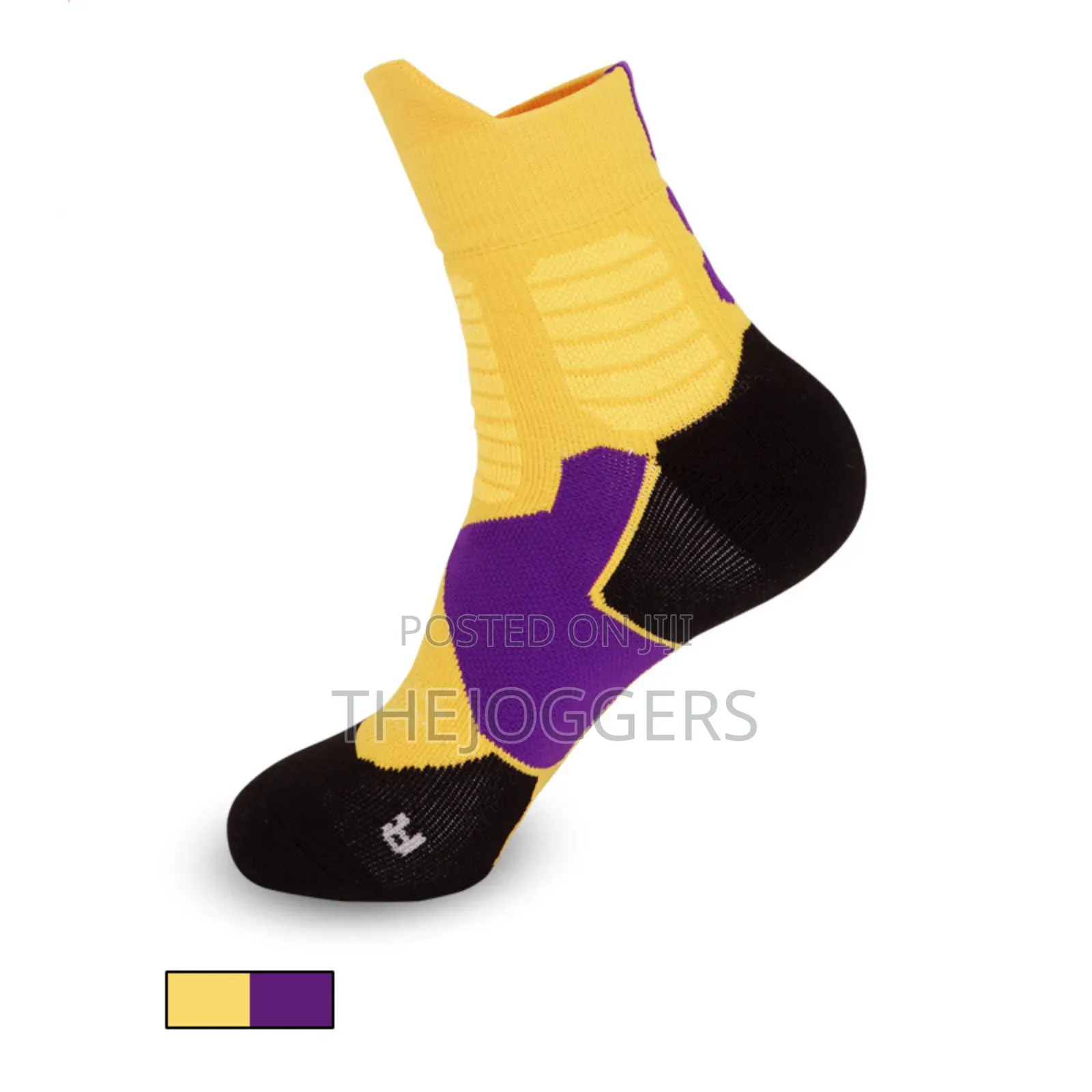 Sweat-Absorbing and Breathable Sports Socks Mid-Calf Basketball Socks