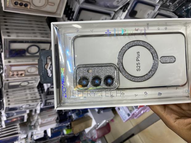 Fabspark Samsung Galaxy S25 Plus Magnetic Plating Glitter Case - main view