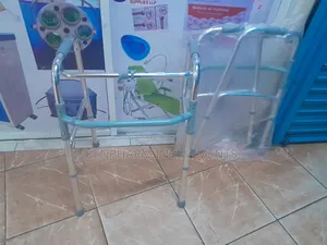 Walking Frame, Foldable And Adjustable Walking Aid
